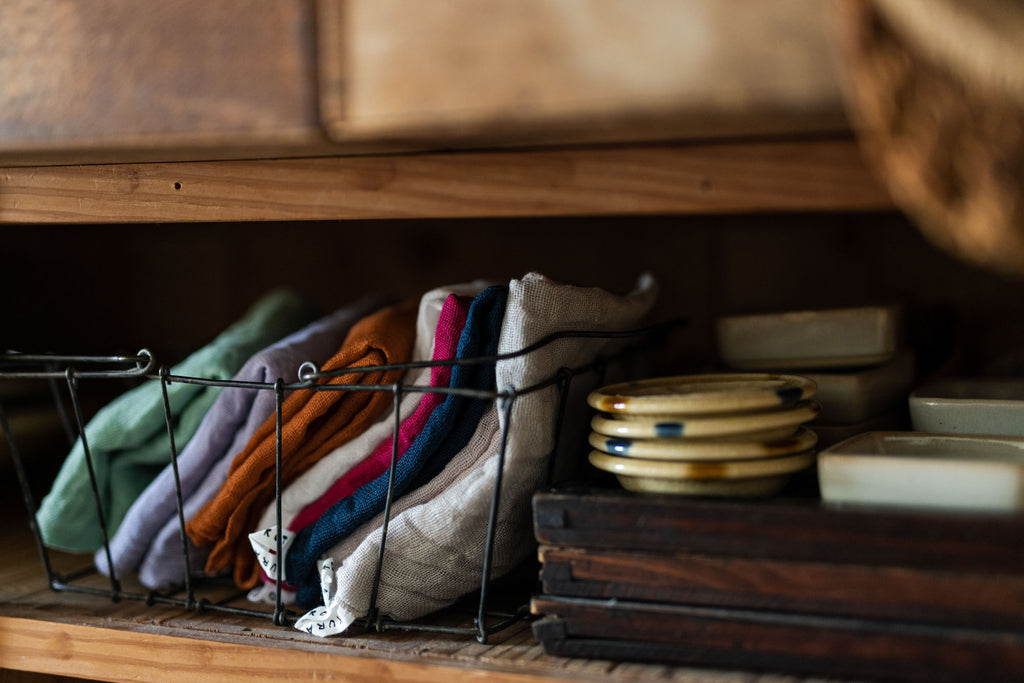 くらすことの定番蚊帳ふきん