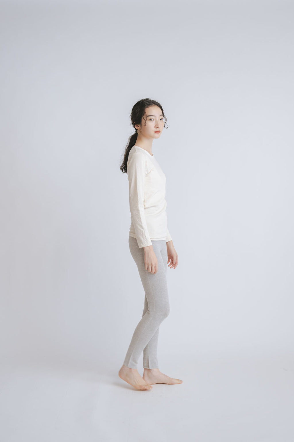 【SALE】くらすこと 体調整う、あったか長袖シャツ