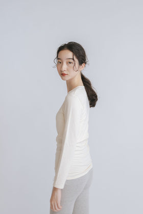 【SALE】くらすこと 体調整う、あったか長袖シャツ