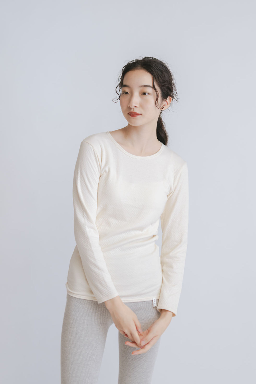 【SALE】くらすこと 体調整う、あったか長袖シャツ