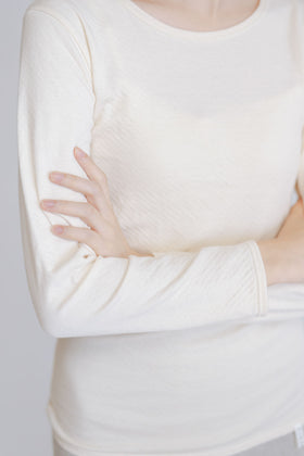 【SALE】くらすこと 体調整う、あったか長袖シャツ