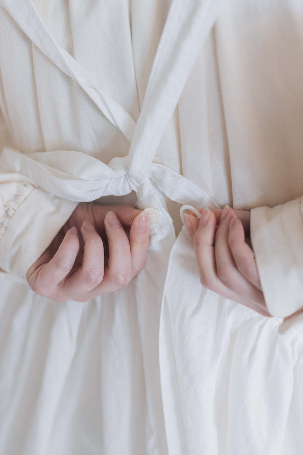 「くらすことの日常生活着」おめかしエプロン