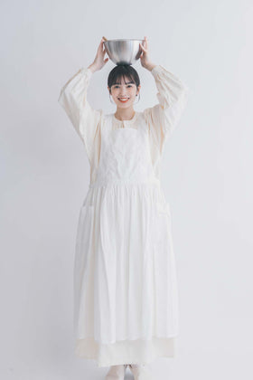 「くらすことの日常生活着」おめかしエプロン