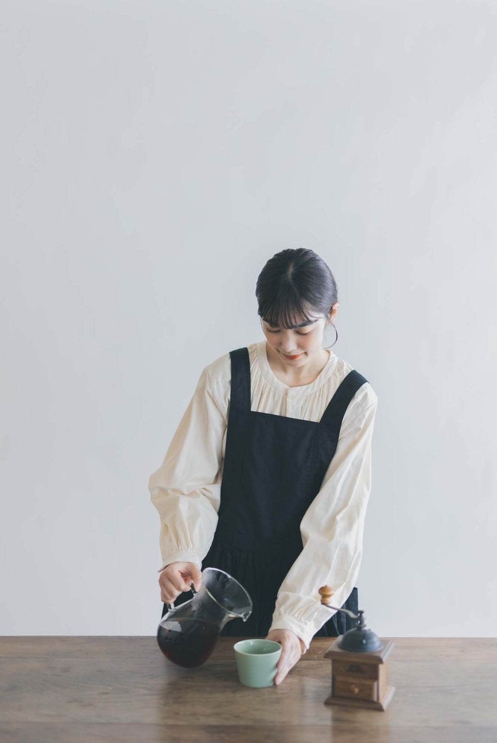 「くらすことの日常生活着」おめかしエプロン