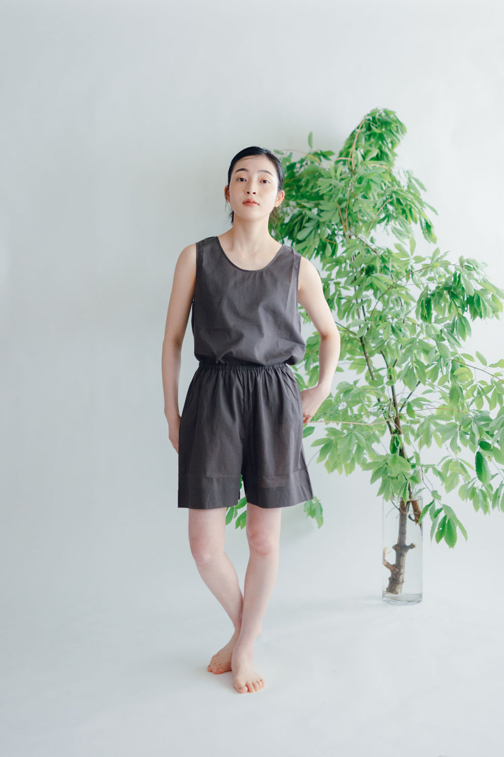 Nature is me カディコットン パンツ(ショート)