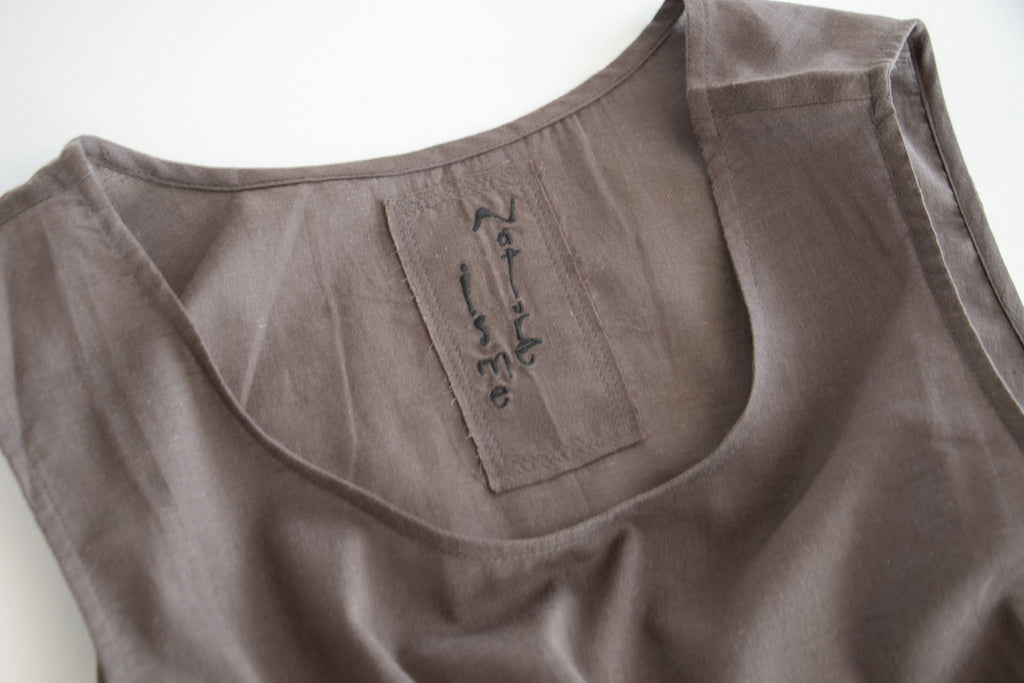 【SALE】 Nature is me カディコットン ノースリーブシャツ