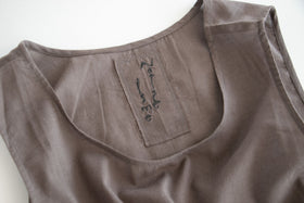 【SALE】 Nature is me カディコットン ノースリーブシャツ