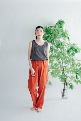 【SALE】 Nature is me カディコットン ノースリーブシャツ