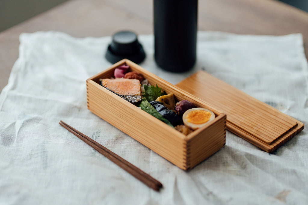 黒木クラフト工房 スリム一段弁当箱(19×7.5cm)