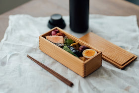 黒木クラフト工房 スリム一段弁当箱(19×7.5cm)