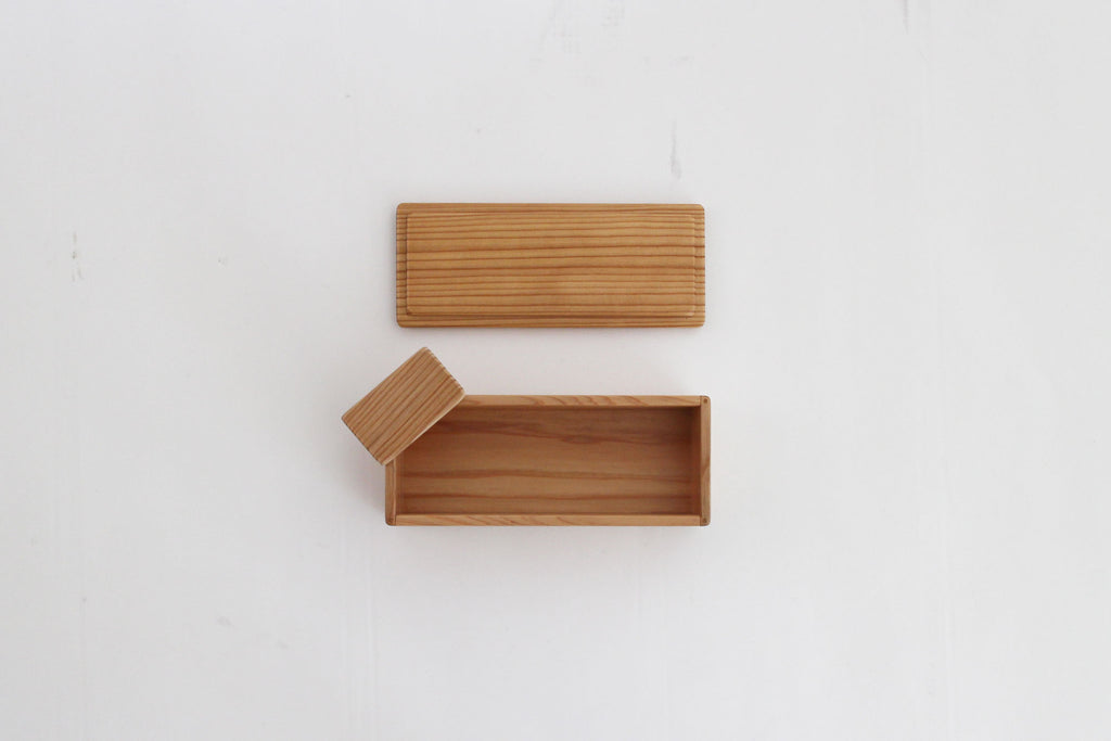 黒木クラフト工房 スリム一段弁当箱(19×7.5cm)