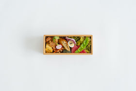 黒木クラフト工房 スリム一段弁当箱(19×7.5cm)