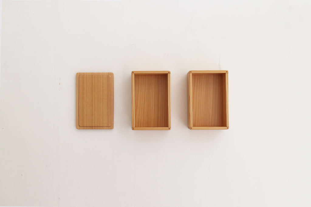 黒木クラフト工房 二段弁当箱(13×8.5cm)