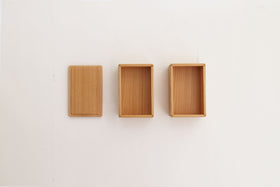 黒木クラフト工房 二段弁当箱(13×8.5cm)