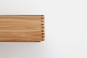 黒木クラフト工房 スリム一段弁当箱(19×7.5cm)