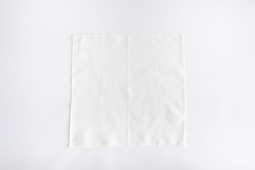 fog linen work リネンハンカチ ホワイト
