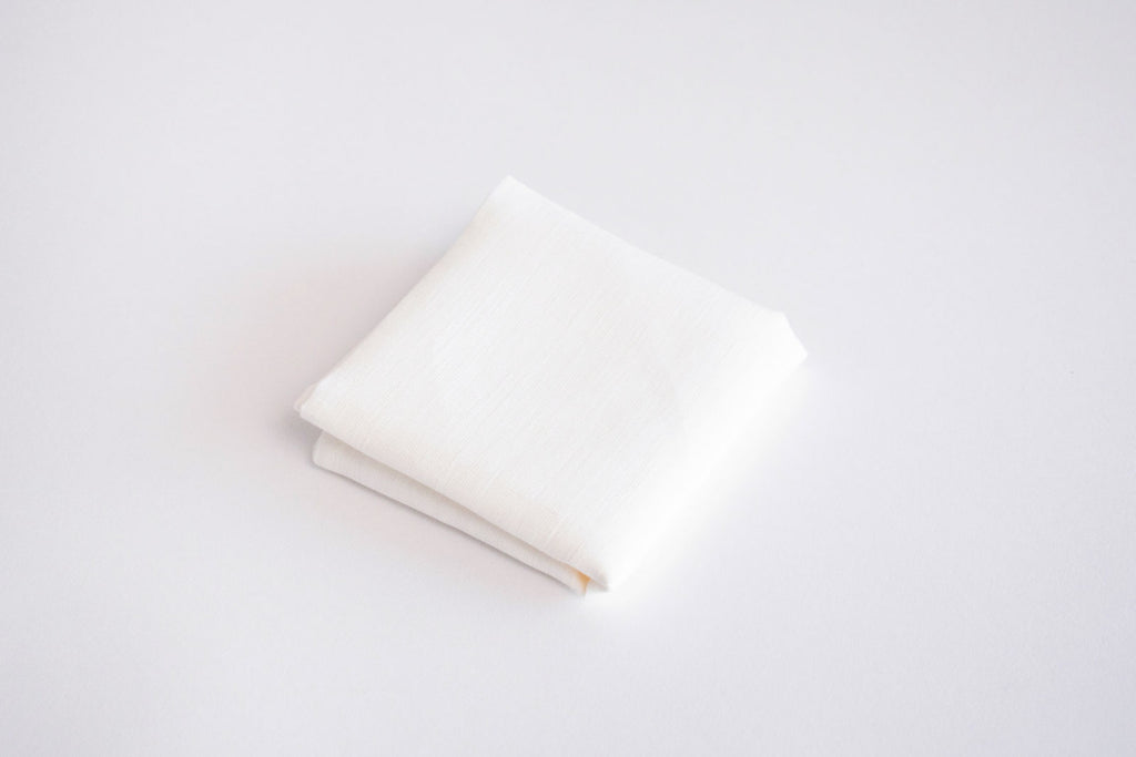fog linen work リネンハンカチ ホワイト
