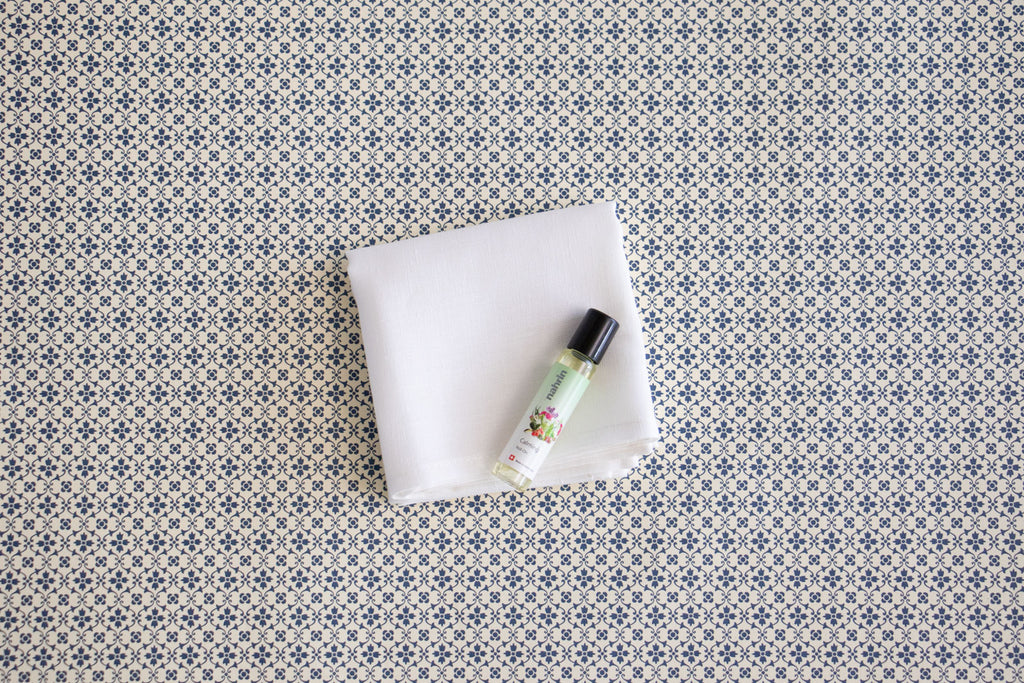 fog linen work リネンハンカチ ホワイト