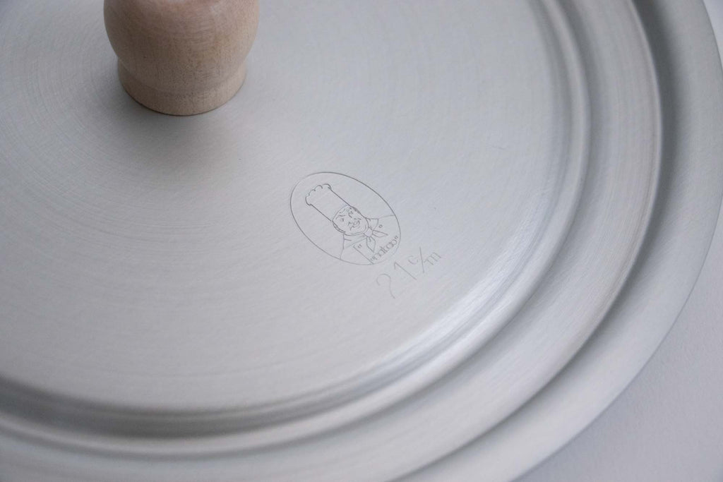 中尾アルミ製作所 兼用フタ(木つまみ)