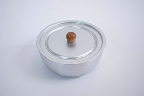 中尾アルミ製作所 兼用フタ(木つまみ)