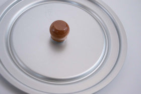 中尾アルミ製作所 兼用フタ(木つまみ)