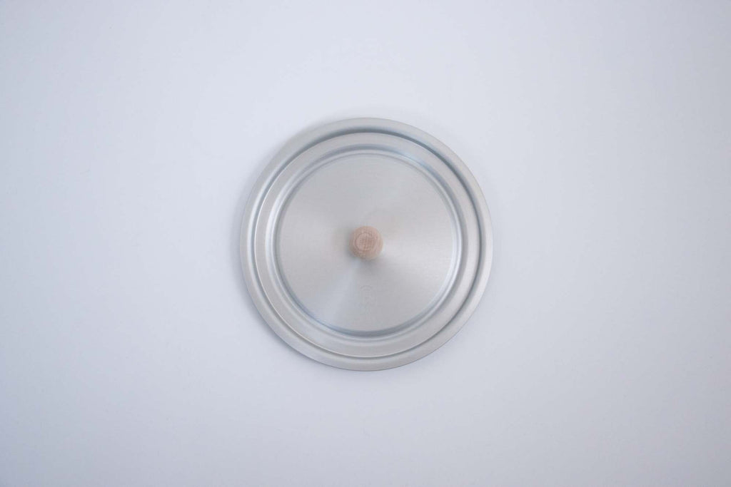 中尾アルミ製作所 兼用フタ(木つまみ)