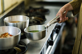 中尾アルミ製作所 打出ヤットコ鍋 ガス火用