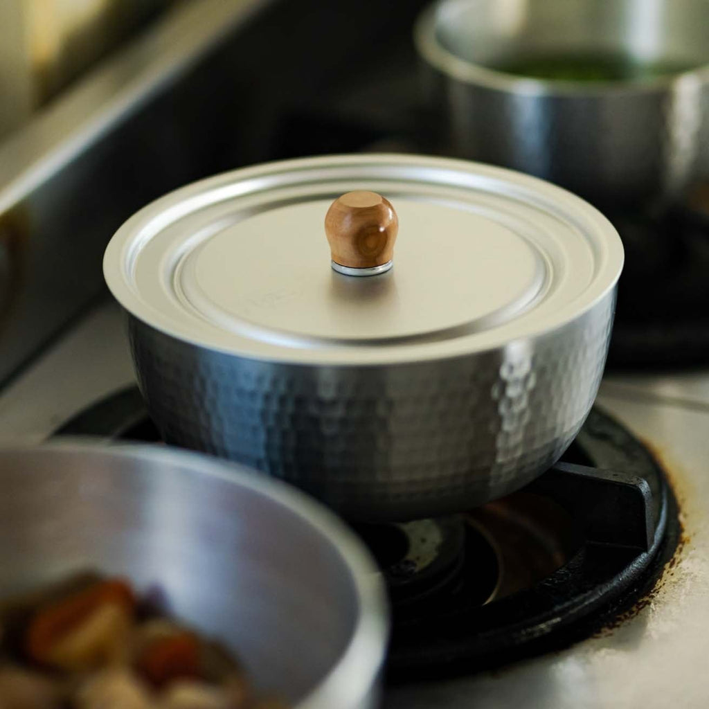 中尾アルミ製作所 打出ヤットコ鍋 ガス火用