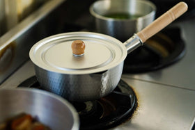 中尾アルミ製作所 兼用フタ(木つまみ)