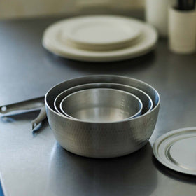 中尾アルミ製作所 打出ヤットコ鍋 ガス火用