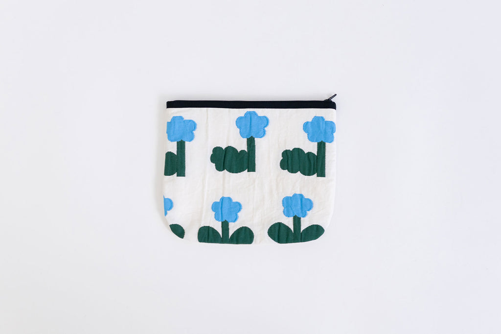 pot and tea お花ジャガードポーチ