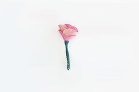 pot and tea お花ブローチ