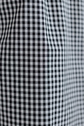 pot and tea チェック柄シンプルワイドパンツ(M)