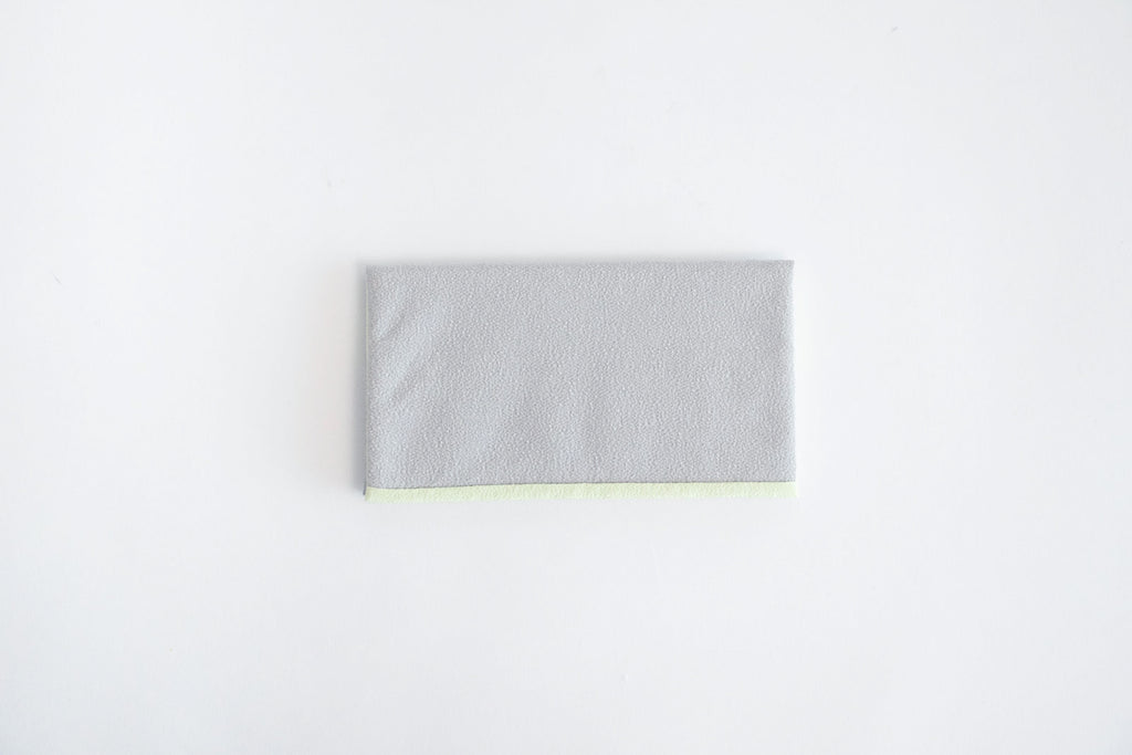 shuó Fukusa (Light Gray×Mint) ちりめん