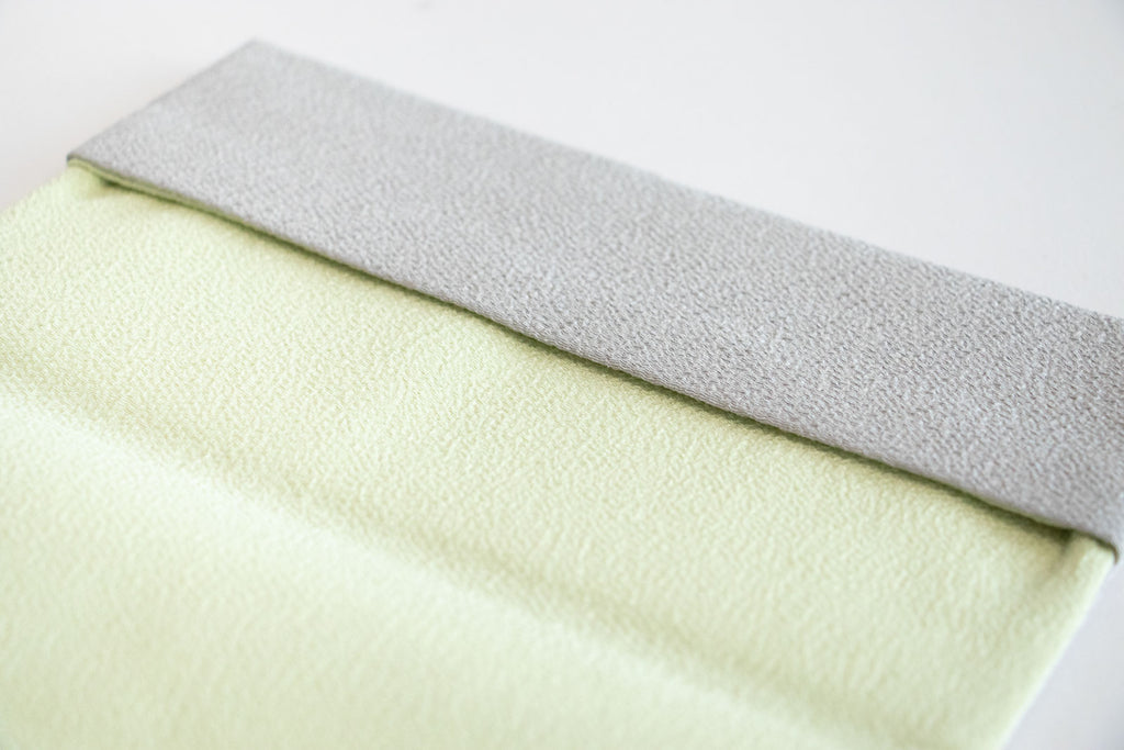 shuó Fukusa (Light Gray×Mint) ちりめん