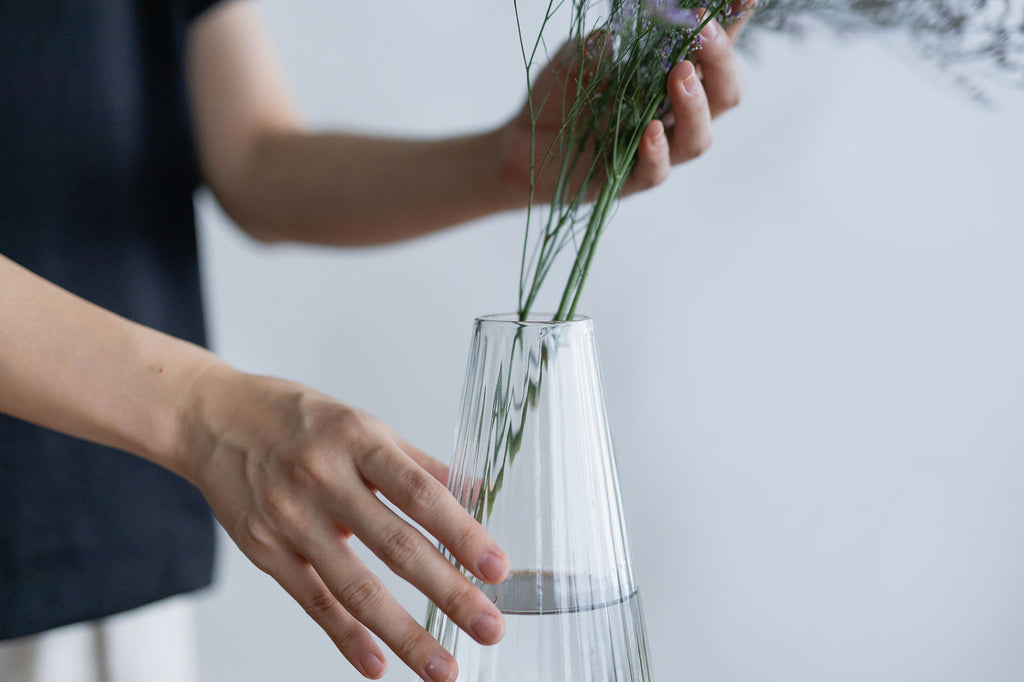 リューズガラス フラワーベース クーレライン アルプ