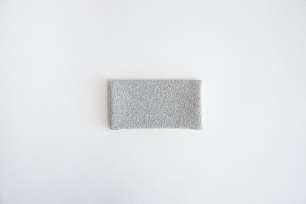 shuó Juzu Bukuro (Light Gray×Mint) ちりめん