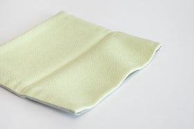 shuó Juzu Bukuro (Light Gray×Mint) ちりめん