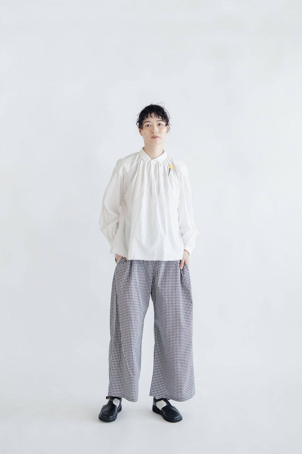 pot and tea お花ブローチ