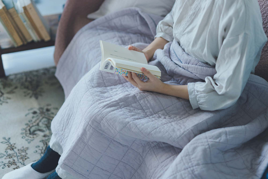 YARN HOME UKIHA ブランケットハーフ