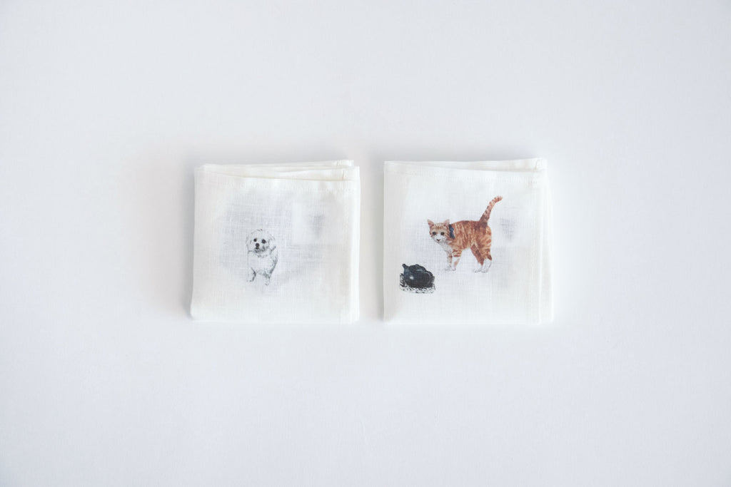 fog linen work Misato Ogihara ハンカチ