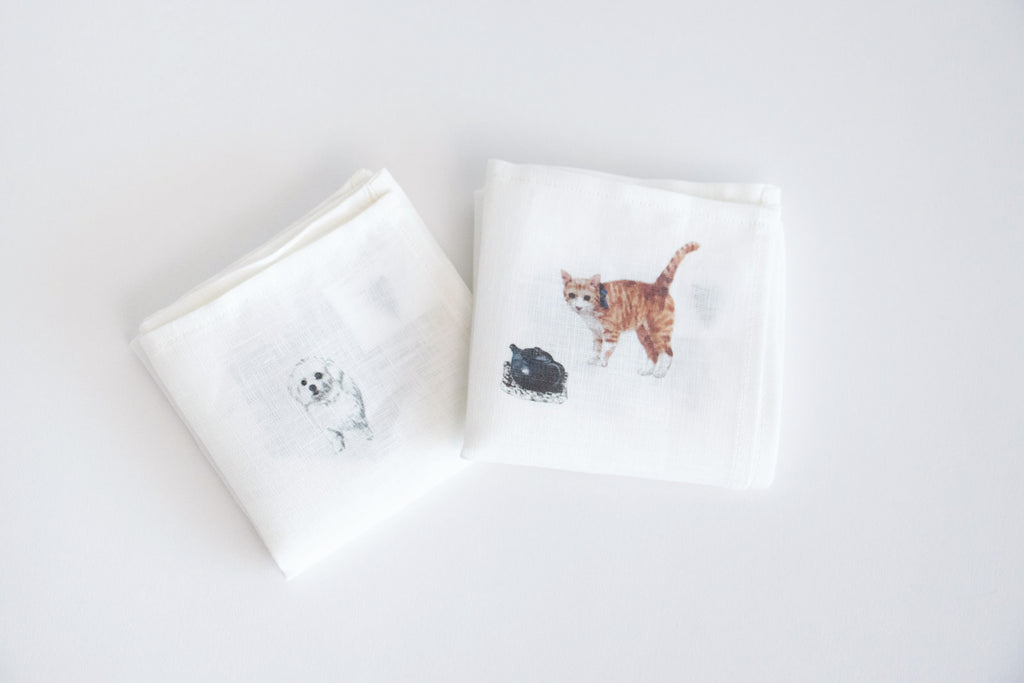 fog linen work Misato Ogihara ハンカチ