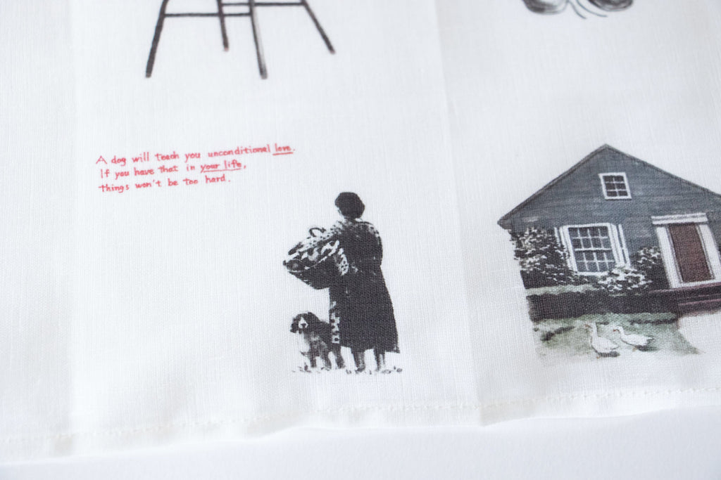 fog linen work Misato Ogihara ハンカチ