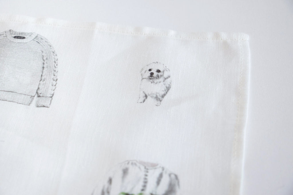 fog linen work Misato Ogihara ハンカチ