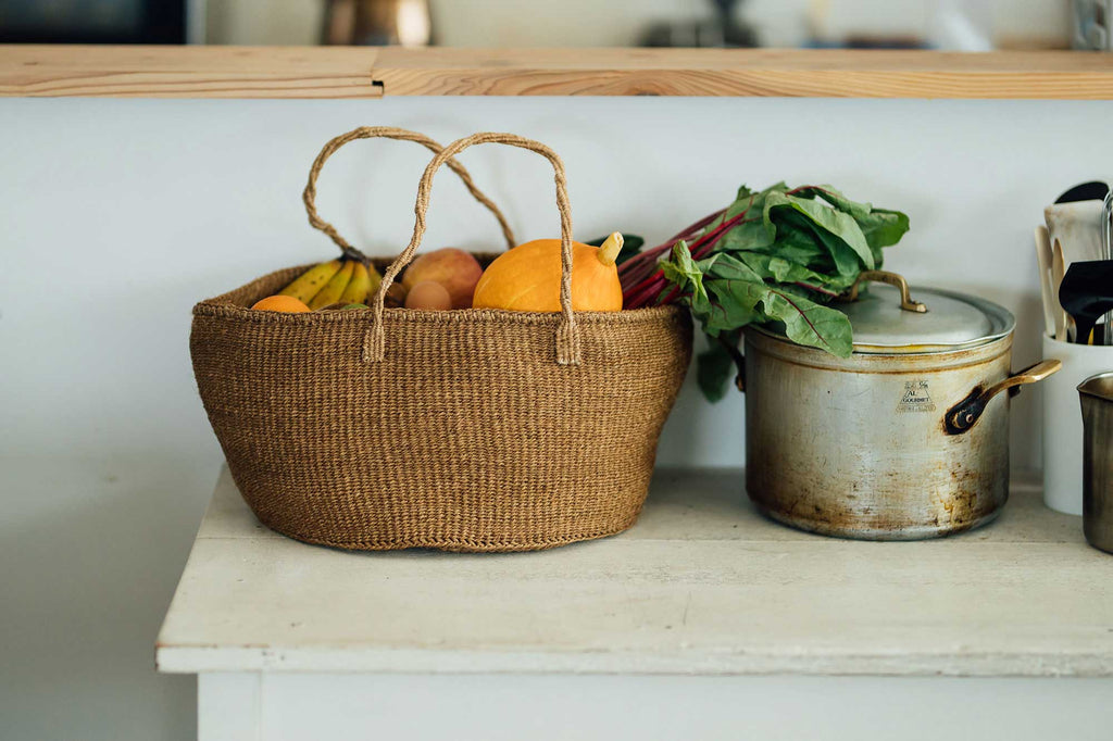 サイザルバスケット