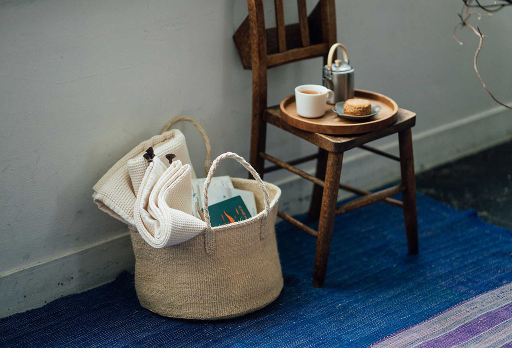 サイザルバスケット