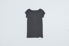 me. コットンシルク フレンチスリーブ