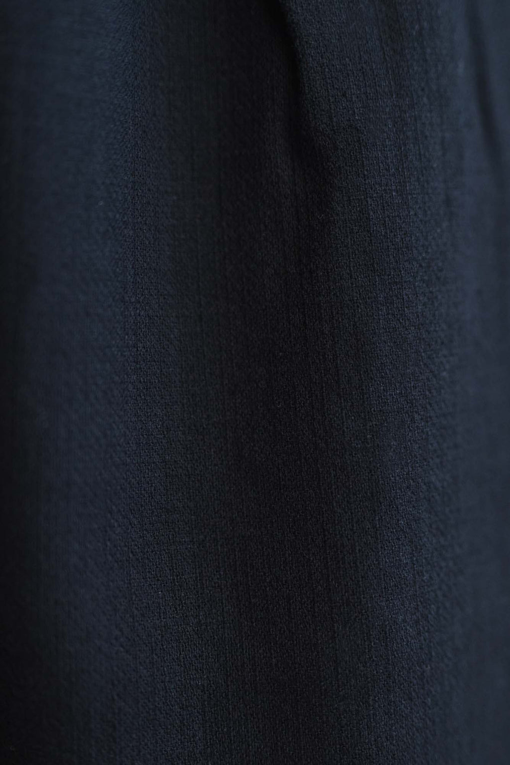 pot and tea 綿麻 ワイドパンツ 黒