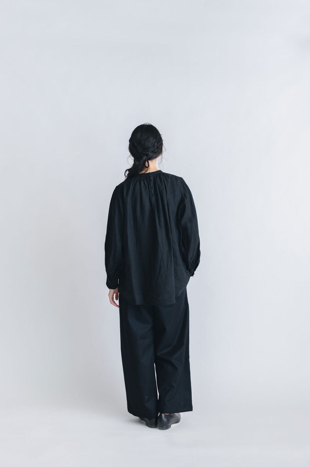 pot and tea ウールワイドパンツ