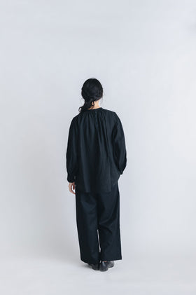 pot and tea ウールワイドパンツ